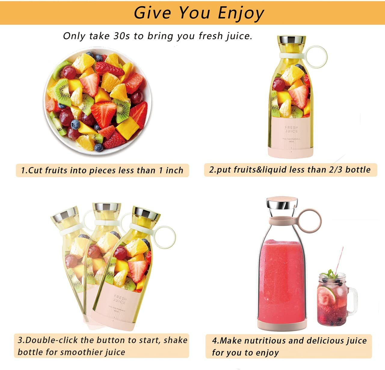 Portable Juicer Cup JF-PJ7